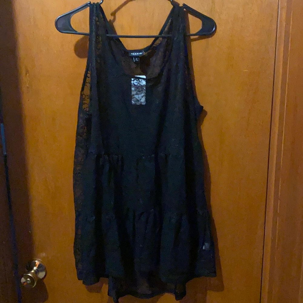 Torrid tiered lace babydoll